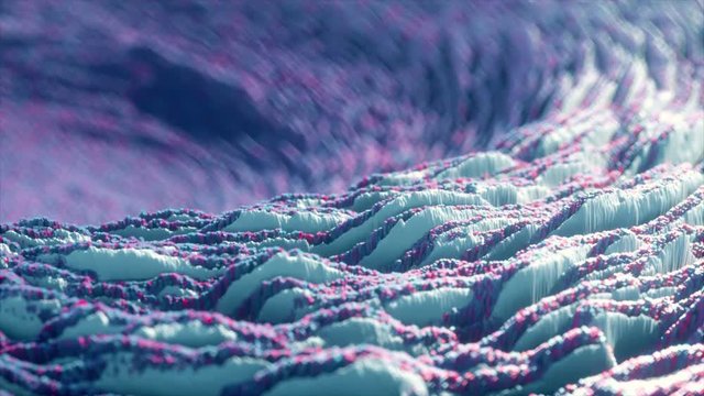 Abstract wave displacement surface