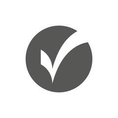 check mark vector icon logo template