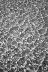 Water in Swimming Pool Texture Black and White