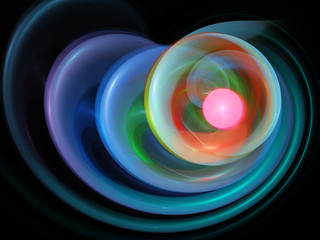 Abstract fractal background