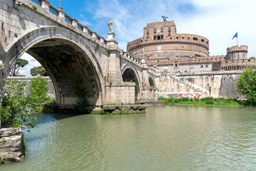 Sant'Angelo castel - Tevere river - Rome - Italy