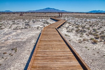 Fototapeta na wymiar Ash Meadows National Wildlife Refuge in Nevada