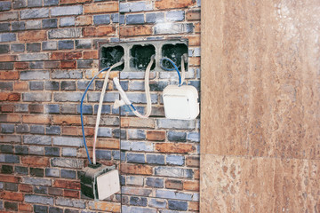 electrical wiring in the apartment