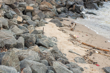 Beach of stones