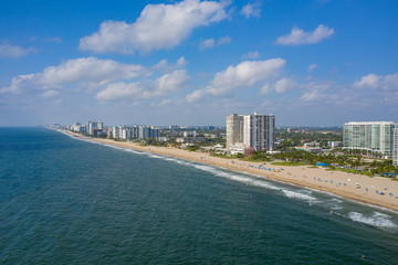 Aerial Florida Pompano Beach photo