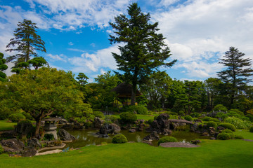 Fototapeta na wymiar Japanese Garden in Fukuoka