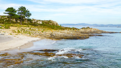 Fototapeta na wymiar Islas Cies / Cies Islands. National Park in Galicia,Spain