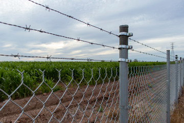 Campo Protegido por Alambrada