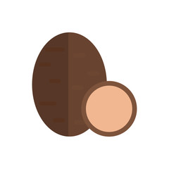 Flat Illustration of a Potatoes