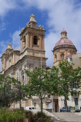 Fototapeta na wymiar Historic Malta Skyline
