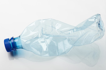 Plastic rubbish bottle