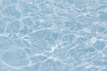 swimming pool with sunny reflections