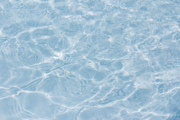 swimming pool with sunny reflections