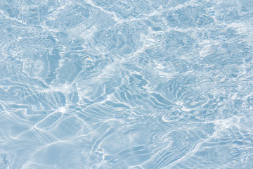 swimming pool with sunny reflections