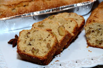 Budín frutado