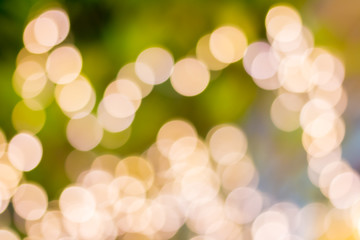 Obraz premium Defocus of light bokeh