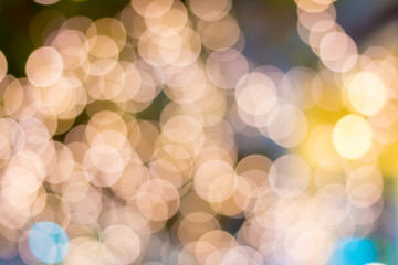 Defocus of light bokeh