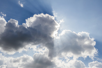 Fototapeta premium Blue sky and clouds