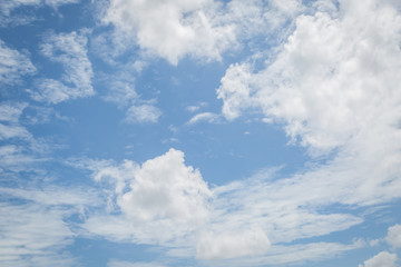 Fototapeta premium Blue sky with clouds