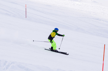 skier on slope