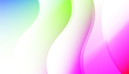 Creative Shiny Waves. For Template Cell Phone Backgrounds. Colorful Vector Illustration