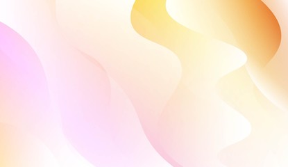 Geometric Wave Shape with Gradient Blurred Abstract Background. For Greeting Card, Flyer, Poster, Brochure, Banner Calendar. Vector Illustration.