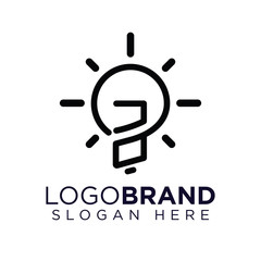 JO Initial Letter with creative bulb Logo vector