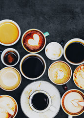 Coffee cup collection