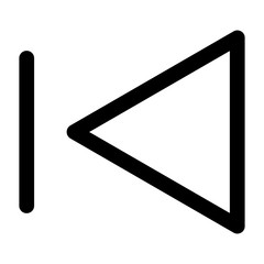 Media Player Icons Set  Vector Illustration - Vector