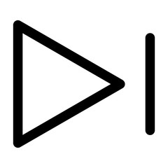 Media Player Icons Set  Vector Illustration - Vector