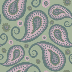 Pasleys Seamless Pattern Oriental Indian Arabic Repeat Pattern Abstract Backround