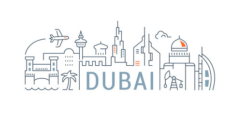 Linear Banner of Dubai