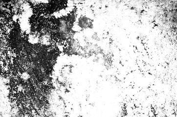 Texture black and white abstract grunge style. Vintage abstract texture of old surface. Pattern and texture of cracks, scratches and chip.