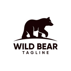Vintage Bear Logo Template