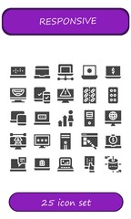 responsive icon set