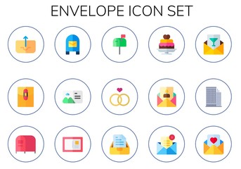 envelope icon set