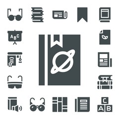 reading icon set