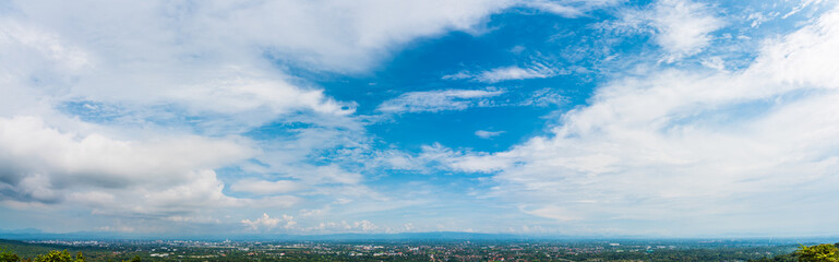 panorama image of Chiang Mai province.