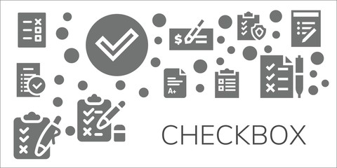 checkbox icon set