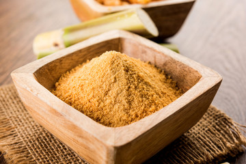 Organic Gur or Jggery Powder is unrefined sugar obtained from concentrated sugarcane juice. served...