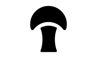 Mushroom icon for food or nature design