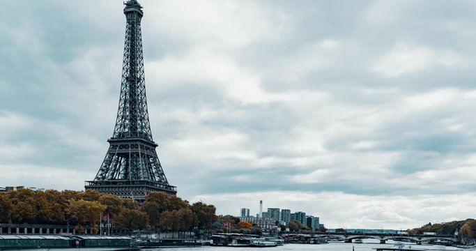 Time Lapse, La Tour Eiffel, Paris, France