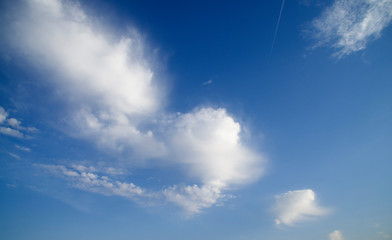 Summer clouds in the sky