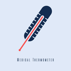 Thermometer icon, new trendy style symbol, health icon.