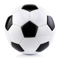 soccer ball isolated on white background with clipping path