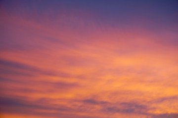 Obraz premium twilight sky after sunset over city for background