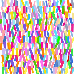 Multicolored sticks