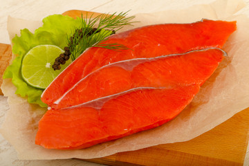 Salted salmon