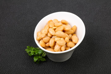 Baked white bean