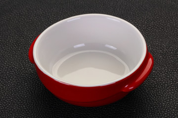 Empty ceramic bowl